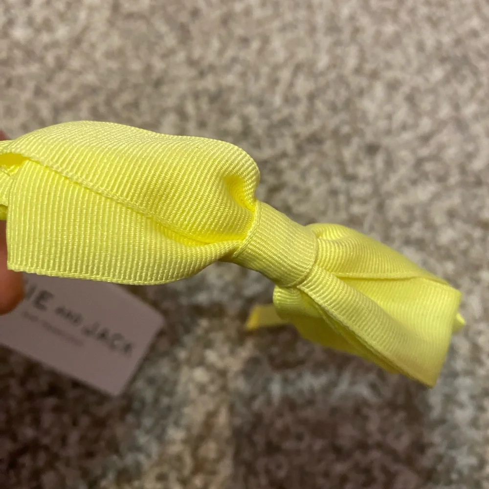 Janie and Jack Sunny Yellow Bow Headband
